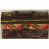 Image 1 : PAINTED TIN DOCUMENT BOX