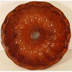 PENNSYLVANIA REDWARE "TURK'S" HEAD MOLD