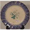 Image 1 : BLUE SPONGE SPATTERWARE 8" PLATE