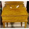 Image 1 : A PAINTED AND GRAINED PINE SLANT-TOP SCHOOLMASTERS OR BOOK-KEEPERS DESK