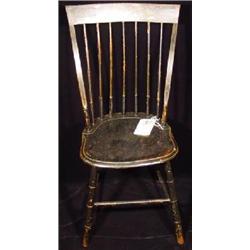 WINDSOR SEVEN SPINDLE "STEP-DOWN SIDE CHAIR