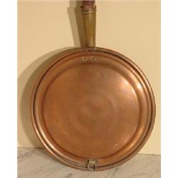COPPER PAN BED WARMER