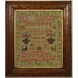 FRAMED SAMPLER