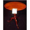 Image 1 : QUEEN ANN MAHOGANY TILT TOP CANDLESTAND
