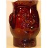 Image 1 : BROWN GLAZED "YELLOW"WARE CHARACTER PITCHER