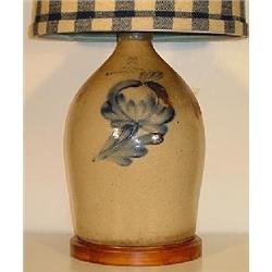 A GLAZED STONEWARE JUG