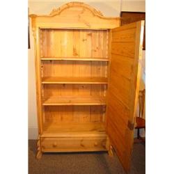 FRENCH PINE ARMOIRE