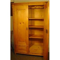 FRENCH PINE ARMOIRE