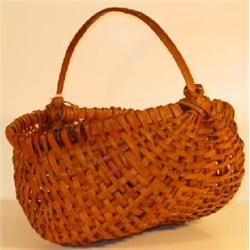 SPLIT OAK, FARM GATHERING BASKET