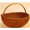 Image 1 : SPLIT OAK, MELON SHAPED FARM BASKET