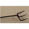 Image 1 : AN EARLY 19TH C. ENGLISH HANDWROUGHT IRON LONG THREE PRONGED FIREPLACE FORK