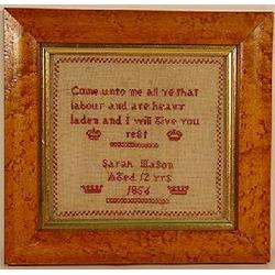 FRAMED SAMPLER