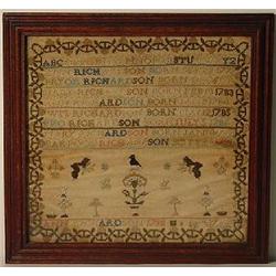 FRAMED GEOLOGICAL (FAMILY TREE) SAMPLER