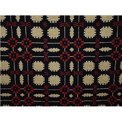 A JACQUARD COVERLET