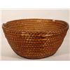 Image 1 : LARGE SIZE COILED RYE GRASS BASKET
