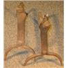 Image 1 : PAIR OF HANDWROUGHT IRON ANDIRIONS