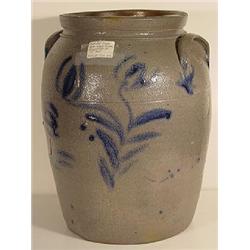 GREY STONEWARE 3 GALLON CROCK