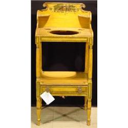 NEW ENGLAND FANCY SHERATON WASHSTAND