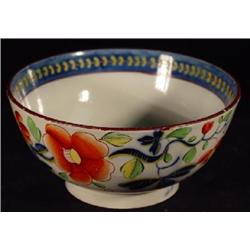 GAUDY DUTCH PORCELAIN BOWL