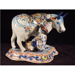 DELFT FAIENCE POTTERY SCULPTURE