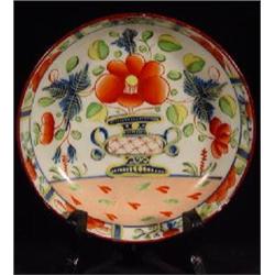 GAUDY DUTCH PORCELAIN TEA BOWL