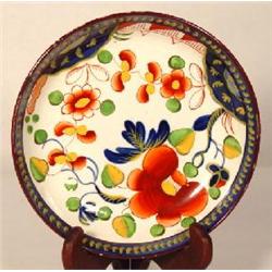 GAUDY DUTCH PORCELAIN TEA BOWL