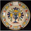 Image 1 : DELFT FAIENCE 9 1/8" PLATE