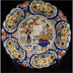 DELFT "LOBE" SHAPED DEEP BOWL