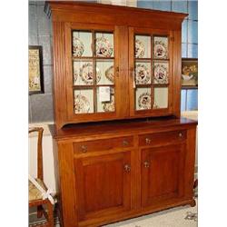 PENNSYLVANIA DUTCH WALNUT WALL CUPBOARD