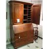 Image 1 : PENNSYLVANIA WALNUT TWO PART SECRETARY/BOOKCASE