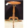 Image 1 : MAHOGANY QUEEN ANN "BIRD CAGE" TILT TOP TABLE/CANDLESTAND