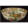 Image 1 : CHINESE EXPORT/FAMILLE ROSE/CANTON ROSE PORCELAIN CENTER BOWL