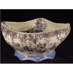 BLUE AND WHITE GLAZED CHINESE PORCELAIN BOWL