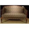 Image 1 : MAHOGANY FRAMED SHERATON STYLED SETTEE