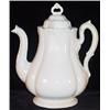 Image 1 : WHITE IRONSTONE COFFEE POT