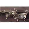 Image 1 : PAIR OF ENGLISH SILVER GRAVY BOATS