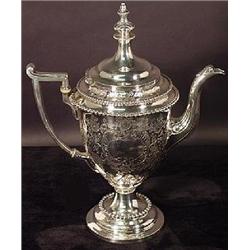 SILVER PLATED COFFEE POT