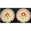 Image 1 : TWO 6 ½" ROUND PEARLWARE EARTHENWARE GAUDY DUTCH PLATES
