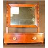 Image 1 : SHERATON MAHOGANY AND CHERRY SHAVING MIRROR