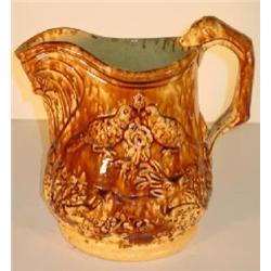 YELLOW OCHREWARE PITCHER