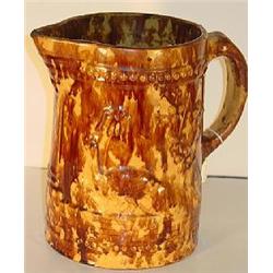 YELLOW OCHREWARE PITCHER