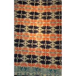 A JACQUARD COVERLET