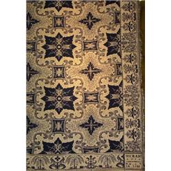 A JACQUARD COVERLET