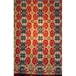 A JACQUARD COVERLET