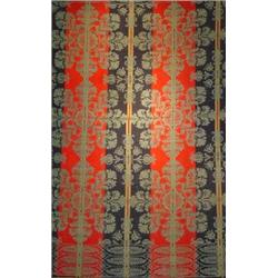 A JACQUARD COVERLET