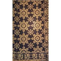 A JACQUARD COVERLET
