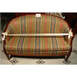 A COLONIAL REVIVAL, CUSTOM MADE, HEPPLEWHITE STYLED SETTEE