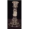Image 1 : CLEAR PRESSED FLINT GLASS CANDLESTICK
