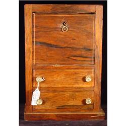 ROSEWOOD VENEERED MINIATURE FALL FRONT SECRETAIRE