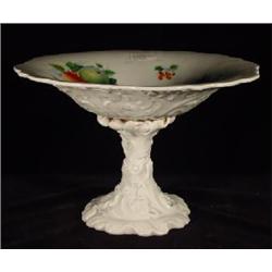 CROSSED SWORD MEISSEN PORCELAIN COMPOTE